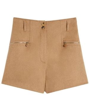 Max Mara Kamel Shorts - Natur