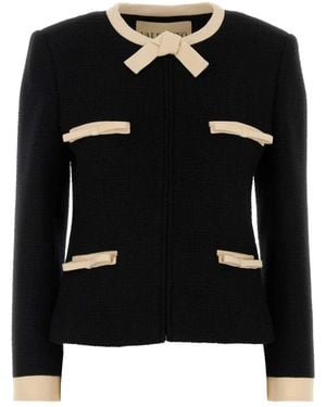 Valentino Garavani Tweed Jackets - Black