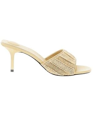 Jacquemus Heeled Mules - Metálico