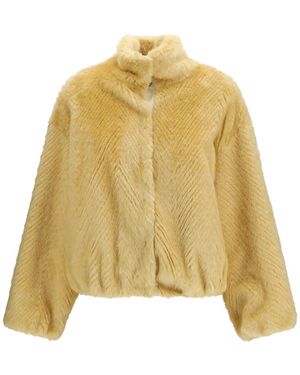 forte_forte Faux Fur & Shearling Jackets - Amarillo