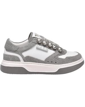Emanuélle Vee Sneaker Van Suède - Wit