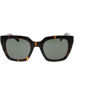 Saint Laurent Klassische Aviator Sonnenbrille - Schwarz