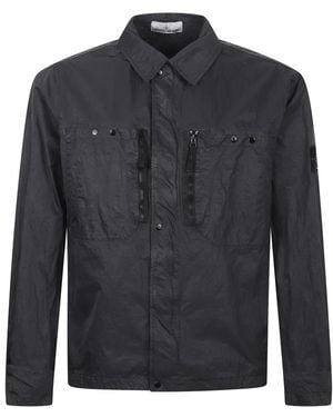 Stone Island Light Jackets - Black