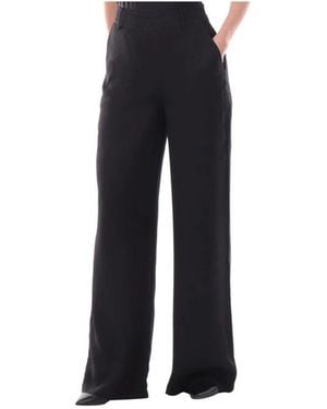 Guess Broeken ,Zwart ,Bastienne Wide Leg Broek - Blauw