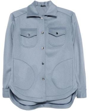 Kiton Jassen ,Blauw ,Kasjmier Kasjmier Jas