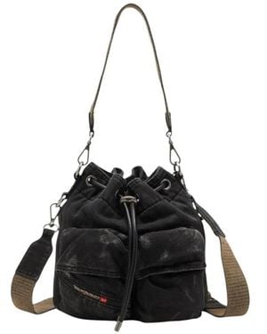 DIESEL Bucket Bags - Black