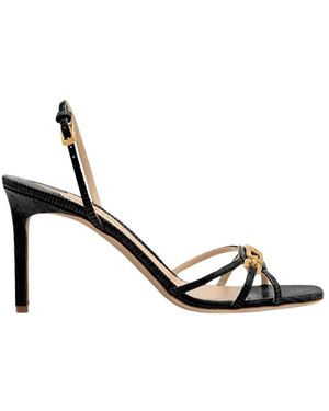 Tom Ford Gedruckte Eidechsen Sandalen - Mettallic