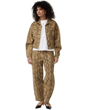 Alchemist Broeken ,Bruin ,Katoen Abbi Broek - Metallic