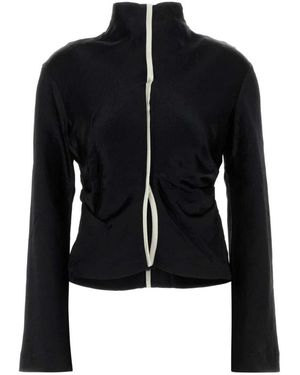 Nanushka Domini Bluse - Schwarz