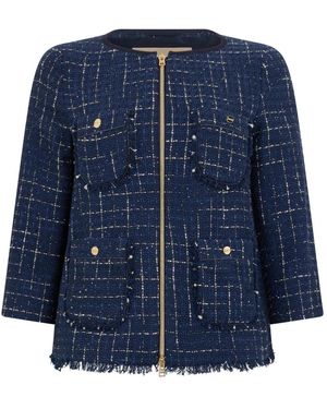 Herno Tweed Jackets - Blue