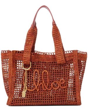 Chloé Summer Banana Tote Bag - Rot