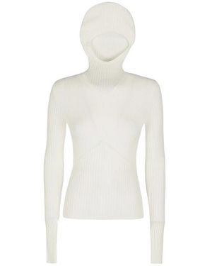 ANDREA ADAMO Hoodies - Blanco