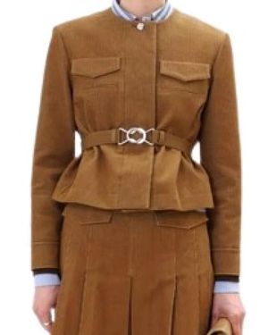 Tory Burch Corduroy-Jacke - Braun