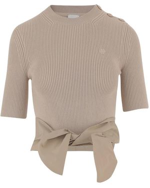 Patou Round-Neck Knitwear - Gray