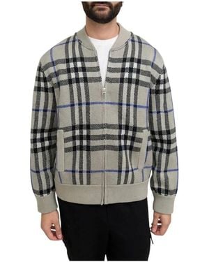 Burberry Jassen ,Wol Morland Jacket - Grijs