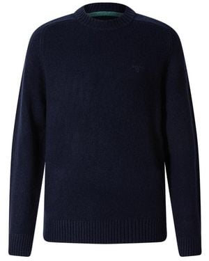 Barbour Round-Neck Knitwear - Azul