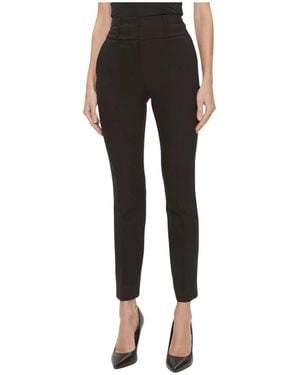 Marciano Slim-Fit Trousers - Black