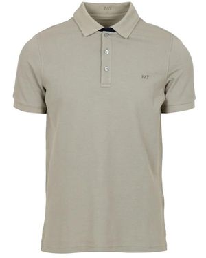 Fay Polo Shirts - Grey