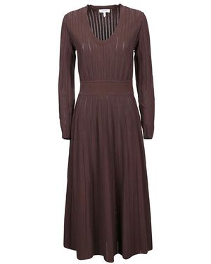 CASASOLA Midi Dresses - Brown