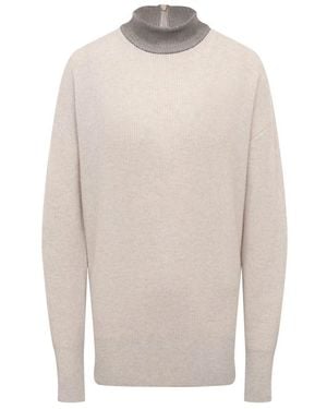 Brunello Cucinelli Cashmere Knitwear - Blanco