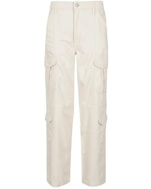 Rag & Bone Straight Trousers - White