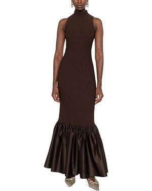 ROTATE BIRGER CHRISTENSEN Maxi Dresses - Marrone