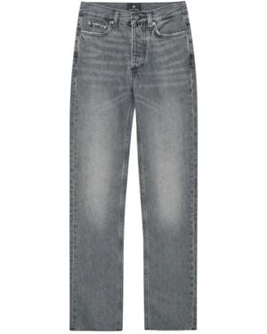 Anine Bing Straight Jeans - Grey