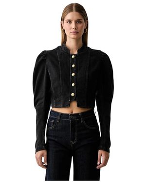 Twinset Denim Jackets - Negro