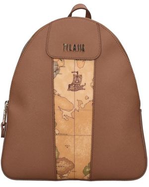 Alviero Martini 1A Classe Tassen ,Bruin ,Leer Alviero Martini Zakken. Bruin
