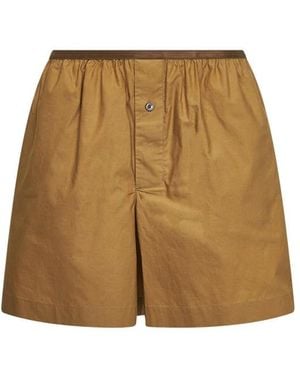 Lemaire Short Shorts - Natural