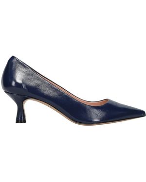 Sangiorgio Schoenen ,Blauw ,Leer Met Hak