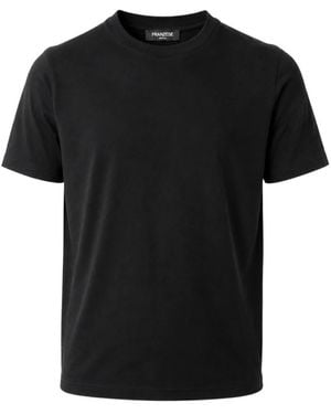 Franzese Collection Tops ,Zwart ,Katoen Stefano De Martino T-Shirt