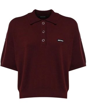 ROTATE BIRGER CHRISTENSEN Polo Shirts - Red