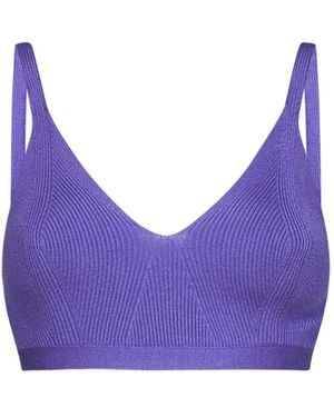 REMAIN Birger Christensen Sleeveless Tops - Purple