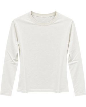 Seventy Basic Long Sleeve Top - Wit