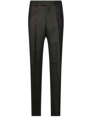 Berwich Straight Trousers - Grey