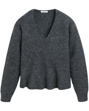 By Malene Birger V-Neck Knitwear - Grey