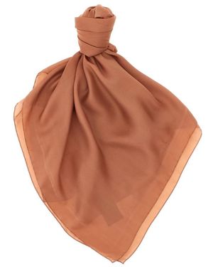 Saint Laurent Silky Scarves - Marrón