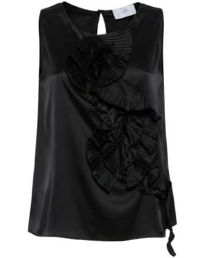 Soallure Blouses - Black