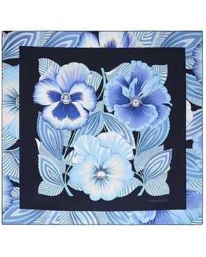 Ferragamo Silky Scarves - Azul
