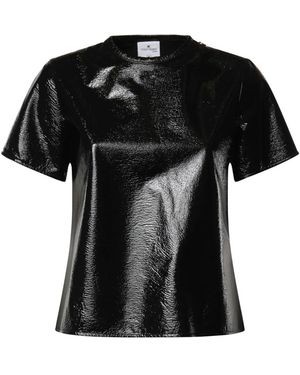 Courreges T-Shirts - Schwarz
