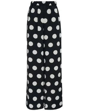 Junya Watanabe Broeken ,Veelkleurig ,Wide Broeken - Zwart