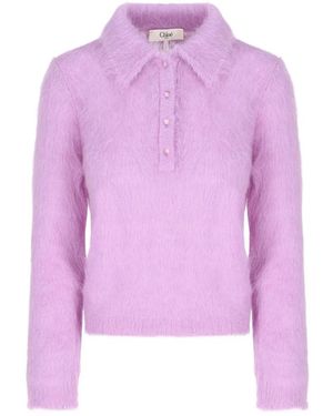 Chloé Truien & Vesten ,Paars ,Pullover