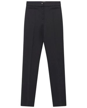 Valentino Straight Trousers - Negro