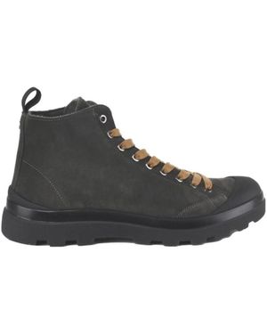Pànchic Wildleder Schnürstiefel - Schwarz