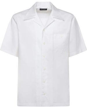 Dolce & Gabbana Short Sleeve Shirts - Blanco