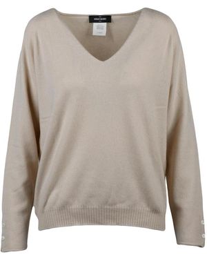 Gran Sasso Pullover Mit V-Ausschnitt - Grau