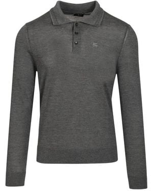 Etro Polo Shirts - Grey