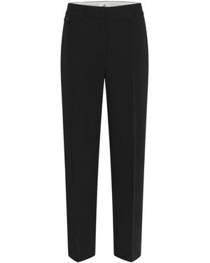Karen By Simonsen Straight Trousers - Negro