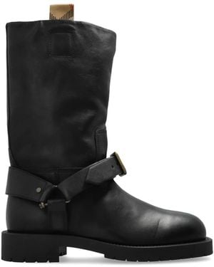 Burberry High Boots - Noir